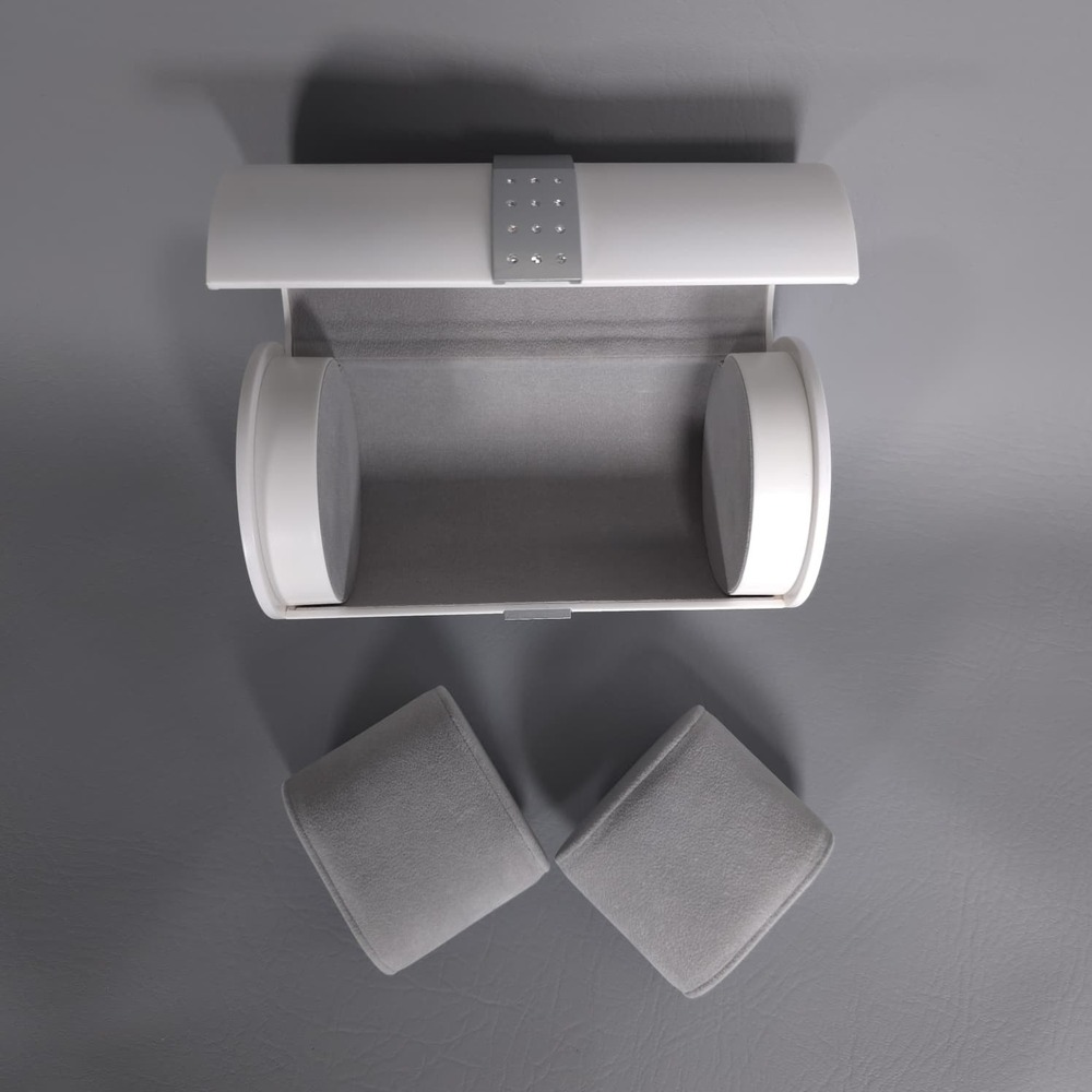 SWAROVSKI White Watch Holder‎ Box Travel Case Bracelet Storage Organizer - Picture 9 of 12